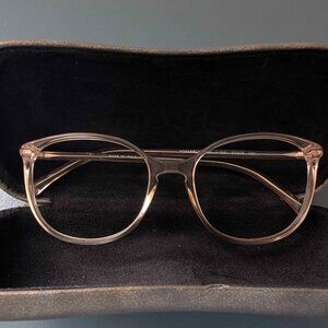 Chanel Glasses  Clear Light Pink Frames with Case